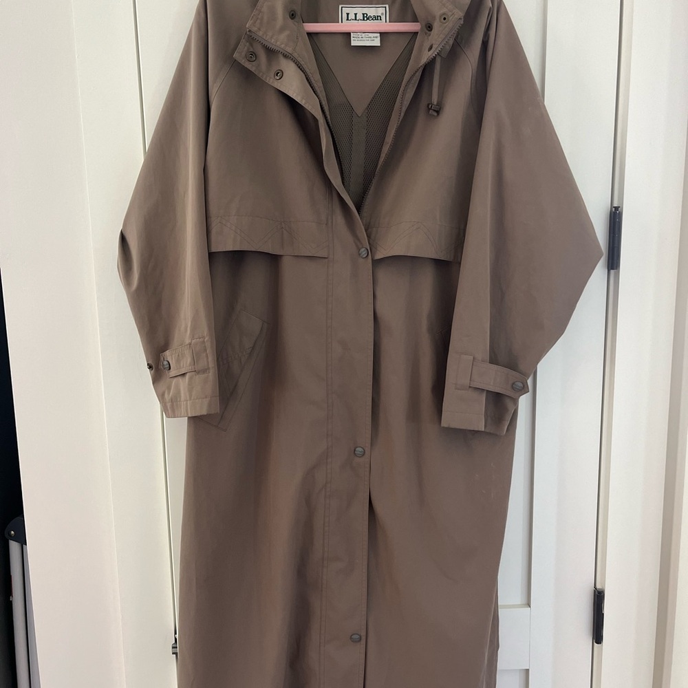 L.L. Bean Women's Tan Trench Coat